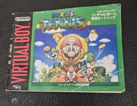 Virtual Boy Mario Tennis Booklet Only *Japanese Version*