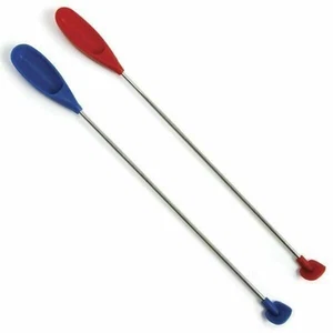 Norpro 9" Silicone Mini Spatula & Jar Scraper Scoop - Red or Blue - Picture 1 of 7