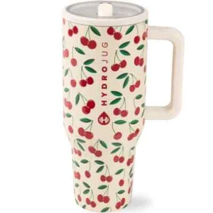 HYDROJUG TRAVELER 40 OZ 🍒 Cherries 🍒 LIMITED EDITION-CONFIRMED ORDER🍒 PRESALE