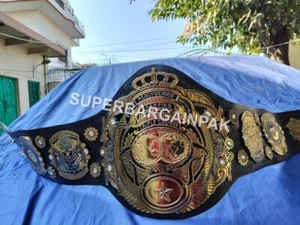 Cinturón de título de campeonato de lucha de peso pesado triple corona enchapado grueso 4 mm ZINC - Imagen 1 de 5