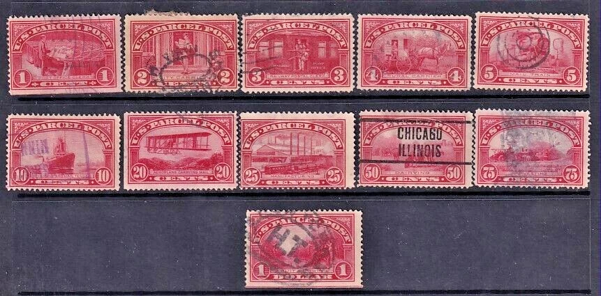 USED US #Q1-6/Q8-12 PARCEL POST CV$170.10 - Image 1 of 1