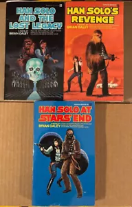 (3) Han Solo PBs (1979-80 Ballentine) Star Wars Brian Daley Revenge Stars End - Bild 1 von 2