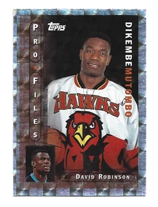 Tarjeta de baloncesto 1996-97 Topps Pro Files #PF-13 HOF Dikembe Mutombo Atlanta Hawks - Imagen 1 de 1