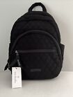 Vera Bradley Essential Compact Backpack / Purse Microfiber Classic Black