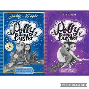 POLLY & BUSTER Book #1 - #2 Paperback Book Set *2* by Sally Rippin 1st Edition - Picture 1 of 1