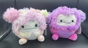 WOXIE & DIANE Squishmallows Pink & Purple BIGFOOT 8", New with Tag - Picture 1 of 9
