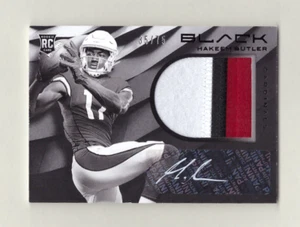 2019 Panini Black HAKEEM BUTLER Rookie Patch Autograph 35/75 3 Color Cardinals - Picture 1 of 2