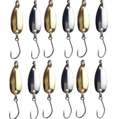 10PCS Metal Fishing Lures Jig Spoon Artificial Bait Jigs Fishing Hooks Swimbaits - Image 1 of 4