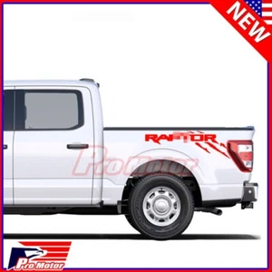 Universal fit Rapto Truck Bedside Tailgate Side Door Skirt Decal Sticker Vinyl - Picture 1 of 3