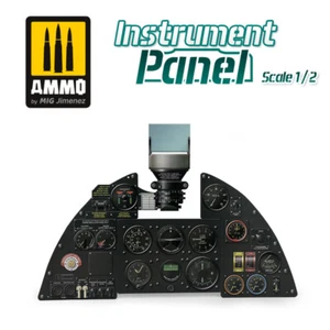 1/2 Hawker Hurricane Mk. I Instrument Panel (solid medium-density fibre board) - Picture 1 of 1