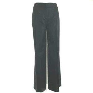 Les Copains Pant 40 US 6 Black Virgin Wool Bl Trouser Wide Leg BMV Spa Career - Picture 1 of 5