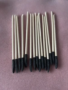 15 x Wooden Sanding Sticks for Metal, Models & Craft Fine Detail - Picture 1 of 1