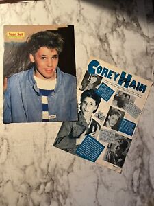 Corey Haim Pinup & Clipping from 80’s Teen Magazine.