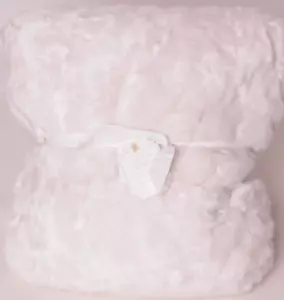 Pottery Barn PB Teen groß 41" Sitzsack Schonbezug: Elfenbein Eisbär, Kunstfell - Bild 1 von 3