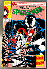 SPIDER-MAN SAGA #4 (NM-) Mythos History VENOM! High Grade 1992 Marvel