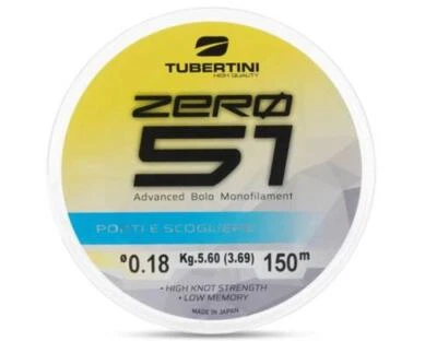 MONOFILO PESCA TUBERTINI 051 PORTI SCOGLIERE 300 MT FILO BOLOGNESE MULINELLO MAR - Immagine 1 di 2