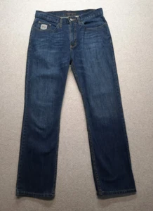 Cinch Silver Label Jeans Herren 33X32 Blau Denim Dark Wash Cowboy Western - Bild 1 von 15