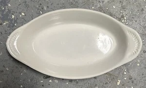 Teglie da Forno Ovali Bianche Grado Ristorante Gres 10”L x 5,25”W - Foto 1 di 5