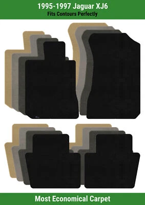 Lloyd Velourtex Front & Rear Row Carpet Mats for 1995-1997 Jaguar XJ6  - Image 1 of 4
