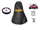 Shift cuff shift bag for Ford Fiesta 2002-08 leather "Fiesta" orange
