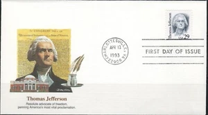 US Scott #2185, 29 cent "George Washington" FDC, Fleetwood Cachet - Picture 1 of 1