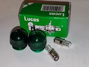 Pair of BMC Austin A60 Cambridge Indicator Stalk Bulbs & Lenses - Picture 1 of 4