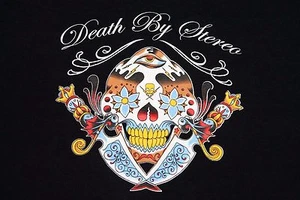 M * Nuevo de Colección Camiseta DEATH BY STEREO * 8.99 Punk Metal HXC - Imagen 1 de 3