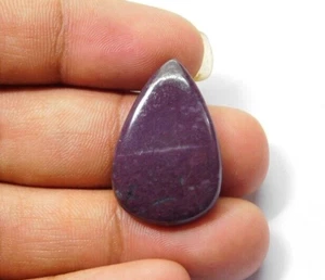 Piedra preciosa suelta de sugilita natural hecha a mano piedra de cabujón de sugilita 29 quilates ME-8362 - Imagen 1 de 3