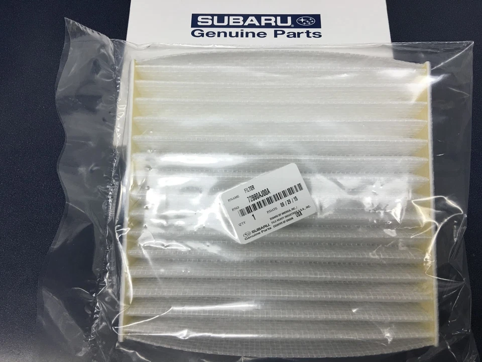 Filtro de aire de cabina de fábrica OEM 2010-2014 Subaru Outback Legacy 72880AJ00A genuino Foto 1 de 1