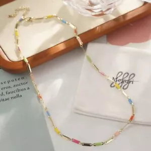 Collar de cadena enchapado en oro de 14k - Imagen 1 de 2