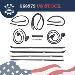 9 PC Weatherstripping Seal Kit 568979 for Buick Regal Cutlass RWD 2-Door 81-88 - Picture 1 of 16