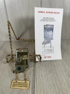 James Dean Collector Pin 2017 62nd Anniversary Fairmount Indiana Lions Club #079 - Bild 1 von 5