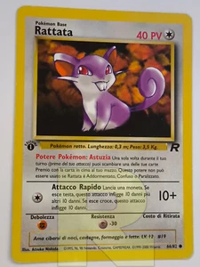 Rattata ® Rocket 66/82 ® Comune ® Pokemon ® 1ª EDIZIONE Italiano ® Good+ - Picture 1 of 2