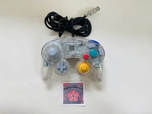 Nintendo Gamecube Offical Controller Clear Skeleton Tested DOL-003 Japan Used JP - Picture 1 of 11