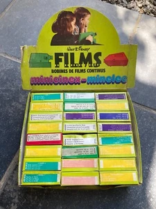 Minicinex Minelec 24 bobines de Films Disney Lucky Luke + présentoir - Bild 1 von 11