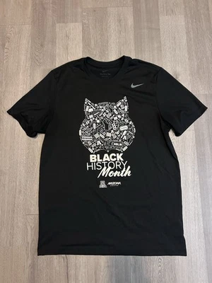 Camiseta Nike Arizona Wildcats Negra Mes de la Historia Para Hombre Grande Rara Foto 1 de 4