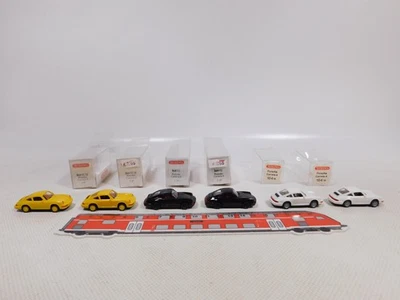 6X PORSCHE CARRERA 4 H0 1:87 164 01 164 14 164 02 18 Mint Box #EE970-0,5 - Immagine 1 di 4
