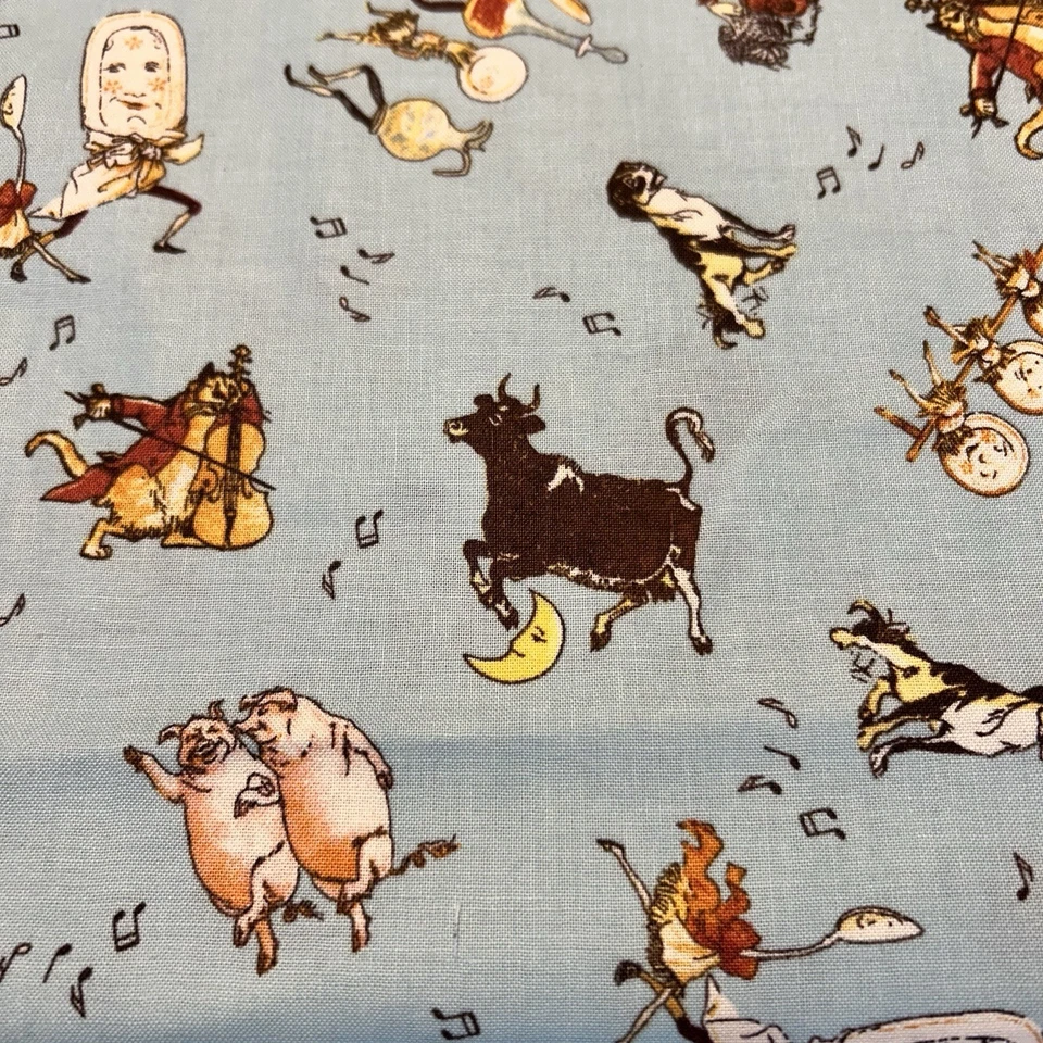 Windham Fabrics Cat & The Fiddle Whistler Studios 1 YD Cotton Quilt Craft 51094 - Image 1 of 4