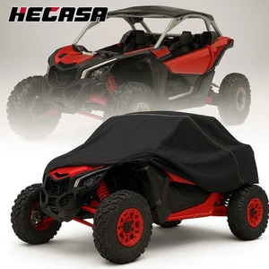 Storage For Can-Am Maverick X3 Max R Turbo SxS Waterproof Utility Vehicle Cover - Picture 1 of 20