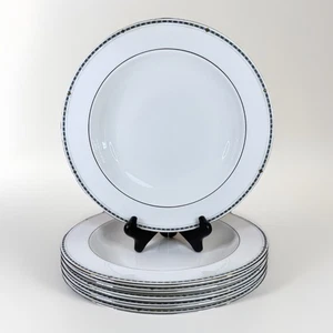 Wedgwood Guinevere 11” Bone China Individual Pasta Bowls - Set of 6 - Picture 1 of 6