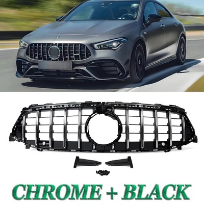For 2024-25 Mercedes-Benz CLA200 CLA250 W118 C118 GTR Front Bumper Grille Chrome - Image 1 of 4