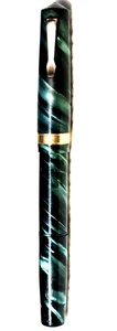 "... EVERSHARP*SCELTA 14K (NUOVO CON SCATOLA)" BANTAM Pearl Spiraled-Aqua/PBT? Penna stilografica - Foto 1 di 24