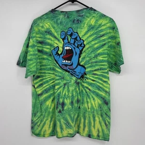 Santa Cruz Skateboards Screaming Hand Tie Dye T-Shirt Herren Large - Bild 1 von 5