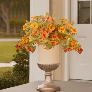 Flores de Otoño Artificiales para Decoración Falsas Petunias Plantas Seda Otoño Flower... - Imagen 1 de 7