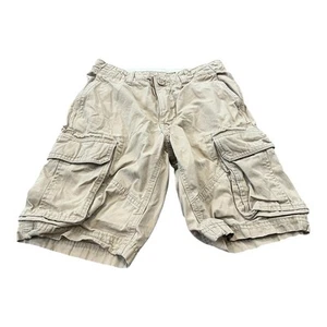 Gap Kids Shorts Boys, Size 12, Khaki Tan Beige Cargo Shorts, Pockets - Picture 1 of 5