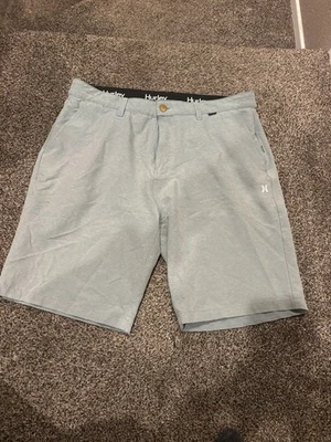 Pantalones Cortos Hurley Para Hombre 34 Verde Menta Todo el Día Híbridos Secado Rápido Elastizados Foto 1 de 4