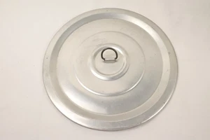 Vintage 8" Pure Aluminum Camping Pot Lid - Picture 1 of 13