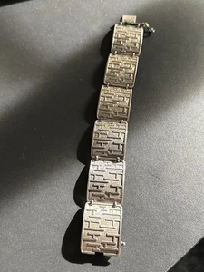 Pulsera Elvik 830s Plata Noruega Noruega De Colección Estate Modernist 1100 - Imagen 1 de 12