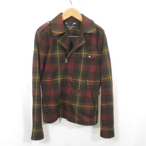 Ralph Lauren Wool Check Rider Jacket XL Used - Picture 1 of 6