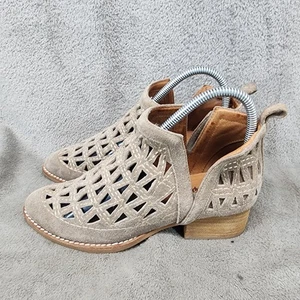 Zapatos Jeffery Campbell para mujer talla 6 botines de gamuza recortados - Imagen 1 de 10